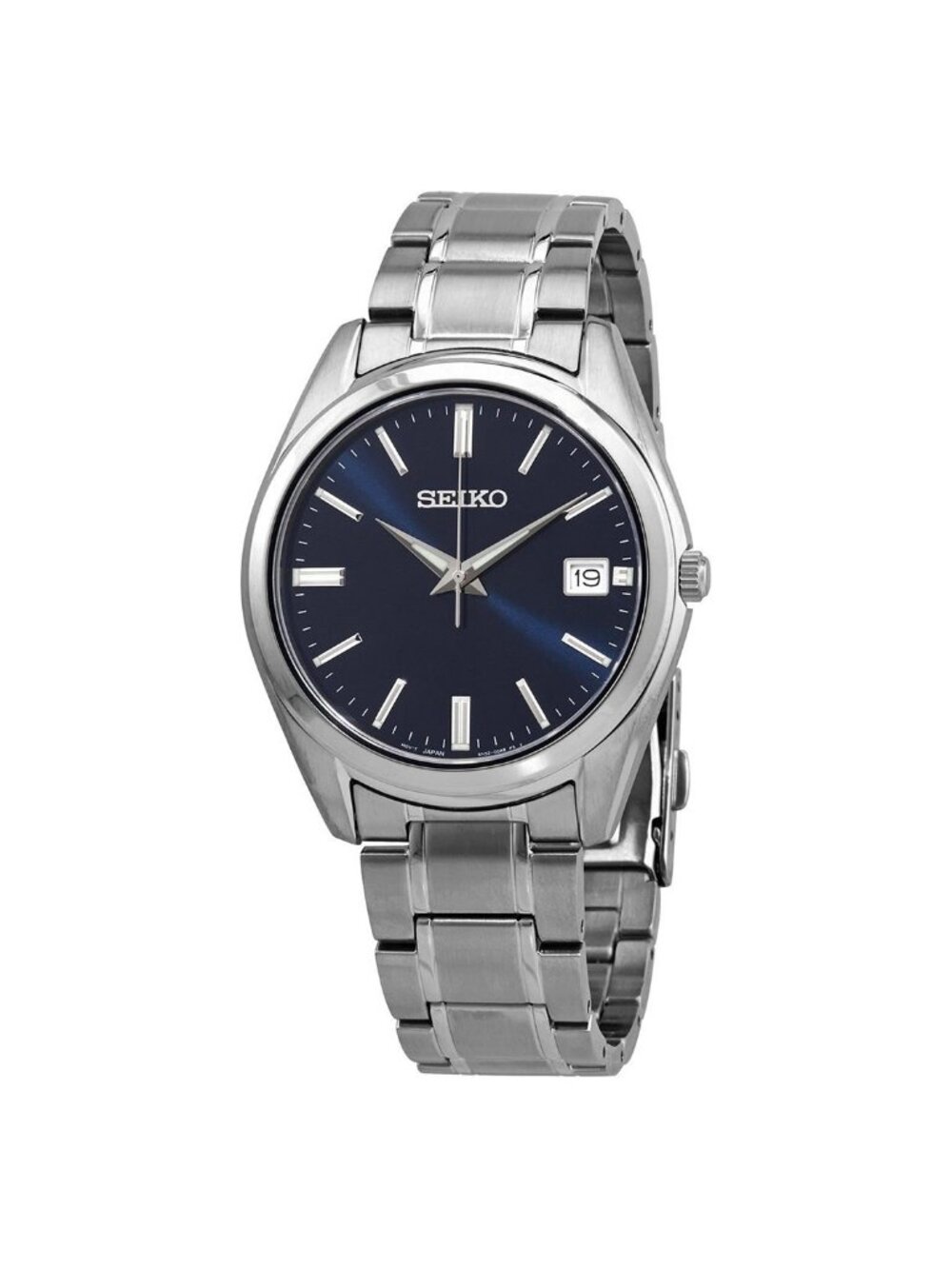 NWT Seiko Classic Quartz Blue Dial Men's Watch P1